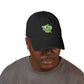 Margarita Party Parrot Embroidered Colorful Turtle Denim Hat - Casual Beachy Cap