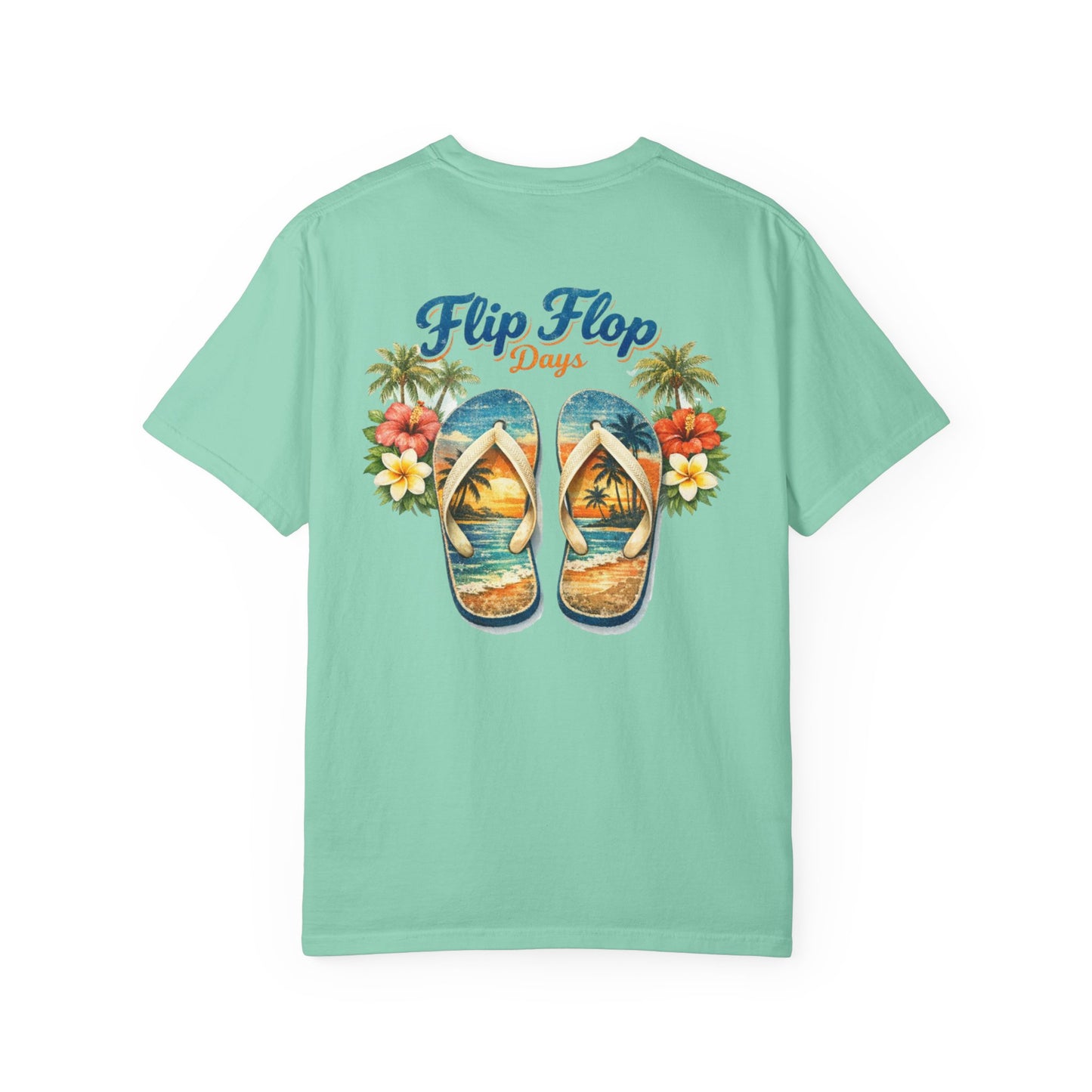 Flip Flop Days T-Shirt — Vintage Tropical Beach Graphic by Caribbean Rays