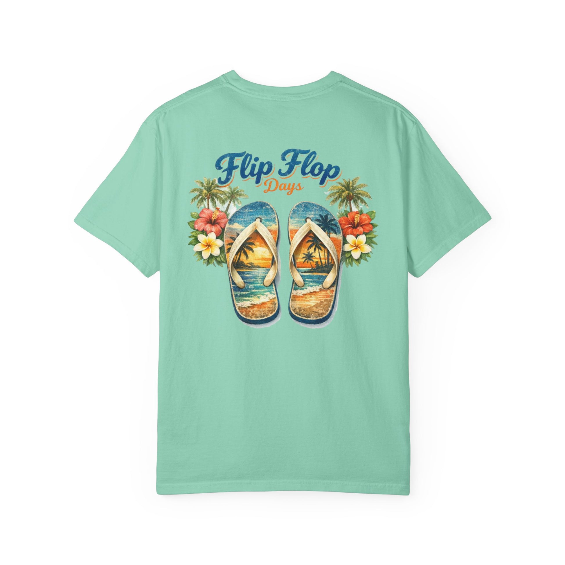 Flip Flop Days T-Shirt — Vintage Tropical Beach Graphic by Caribbean Rays