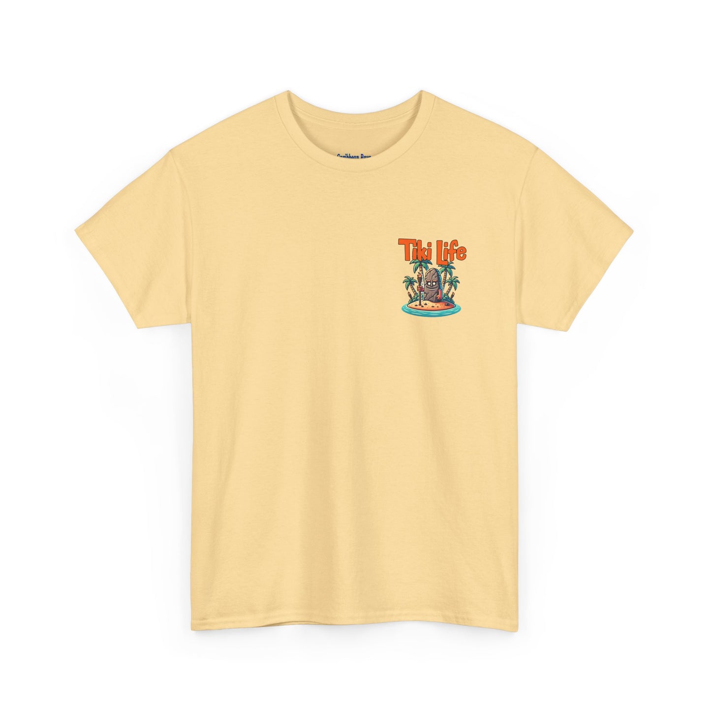 Tiki Life Island Tee - Unisex Heavy Cotton T-Shirt