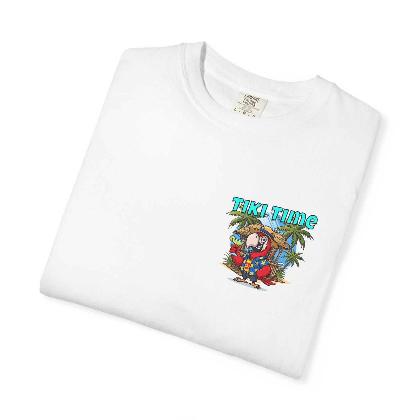 Tiki Time Party Parrot T-Shirt