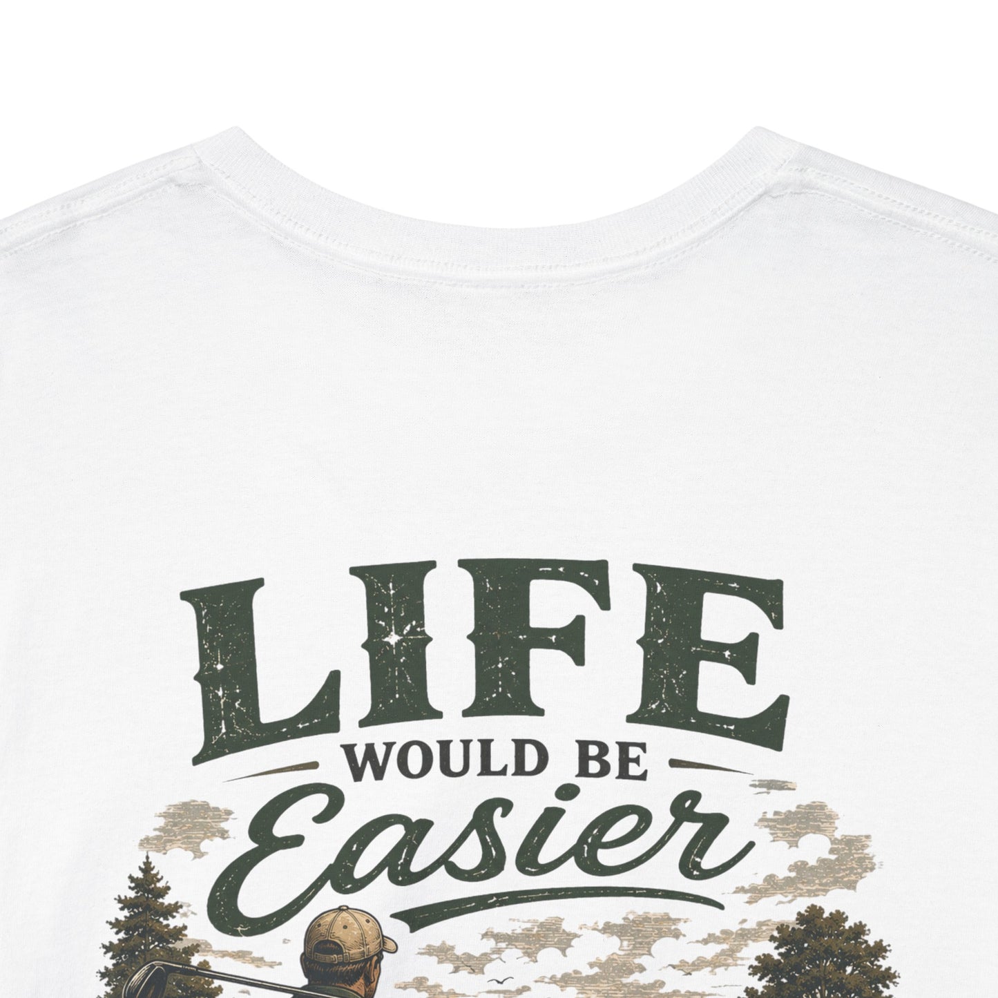 Mulligans Golf T-Shirt — “Life Would Be Easier With Mulligans” Vintage Golf Tee