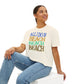 Beach Beach Beach Women's Boxy Tee, Summer T-Shirt, Casual Beachwear,