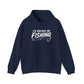 Fishing Hoodie – "I'd Rather Be Fishing" Graphic Pullover for Anglers