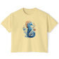 Seahorse Watercolor Women's Boxy Tee at Caribbean Rays