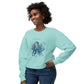 Beach Club Octopus Unisex Lightweight Crewneck Sweatshirt - Octopus Design