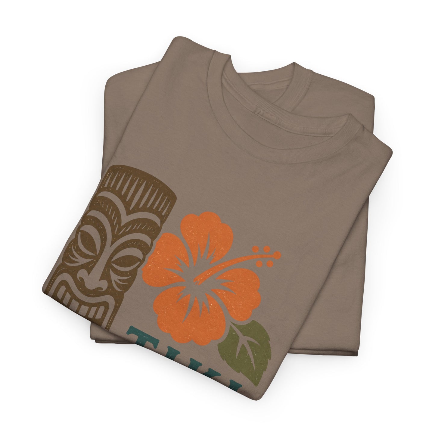 Tiki Vibes Floral Hibiscus Tee