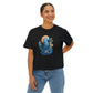 Seahorse Watercolor Women's Boxy Tee