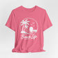 Beach Life T-Shirt – Palm Tree Sunset Graphic Tee