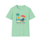 Tropical Vibes Beach Scene Tee (Relax & Unwind)