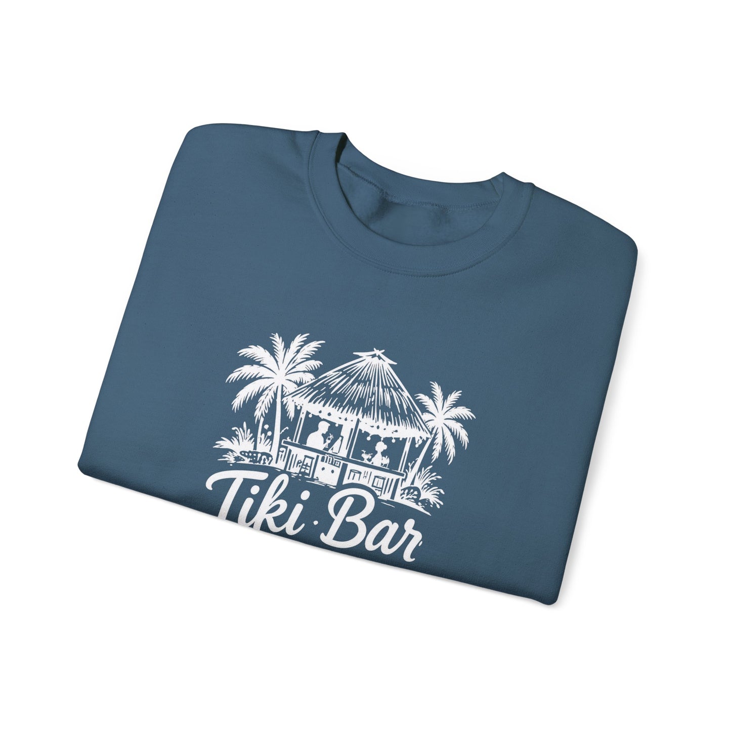 Tiki Bar Crewneck Sweatshirt – Island Vibes Graphic Pullover