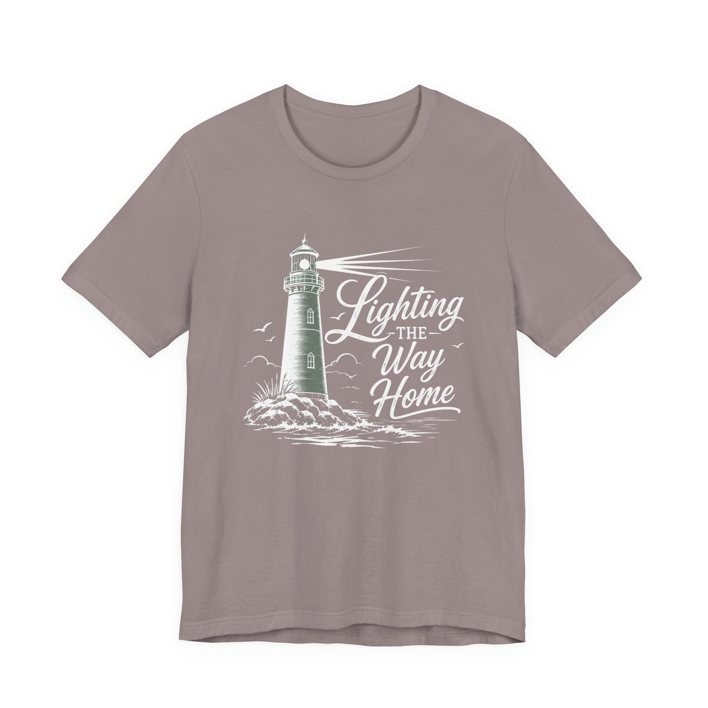 Lighthouse Coastal Tee — Vintage Nautical Lighthouse Graphic Shirt