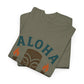 Aloha Tiki Tribal Tee with Torches- Tiki T-Shirt