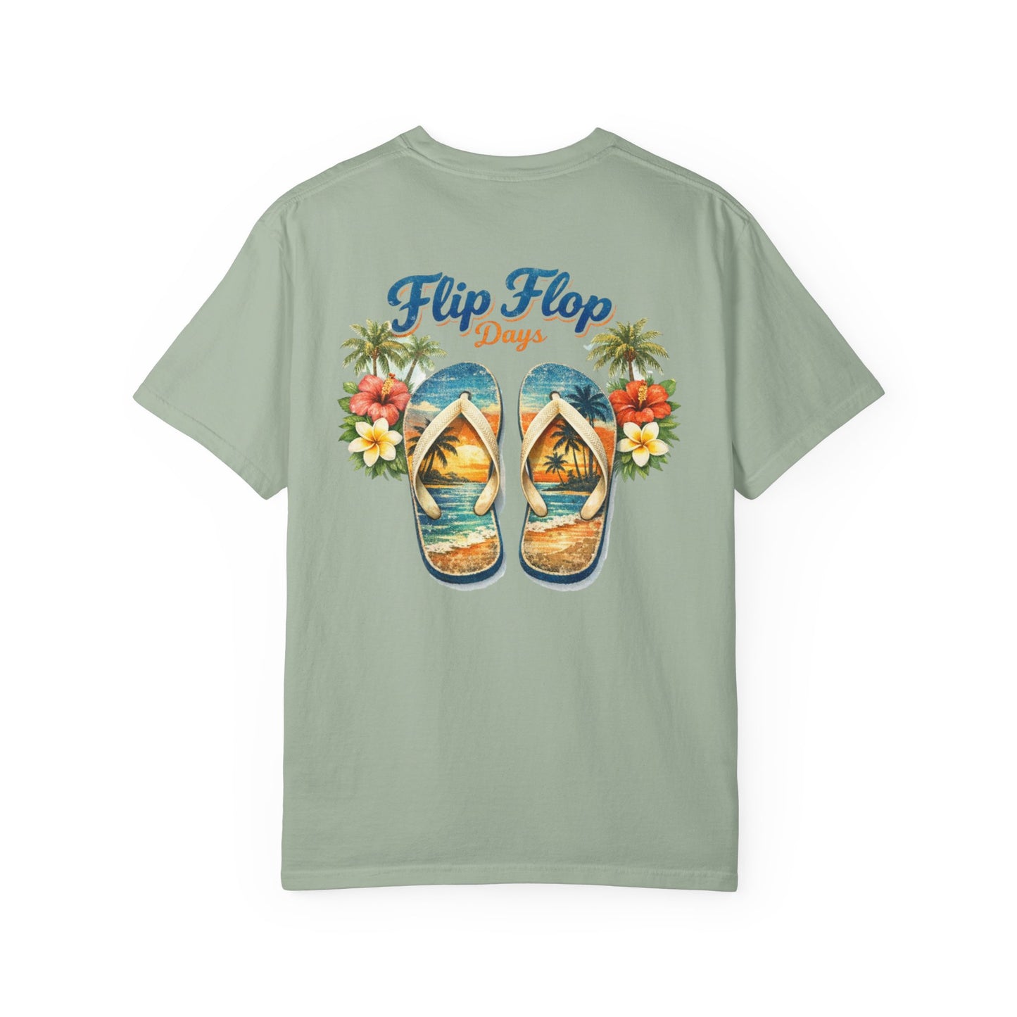 Flip Flop Days T-Shirt — Vintage Tropical Beach Graphic by Caribbean Rays