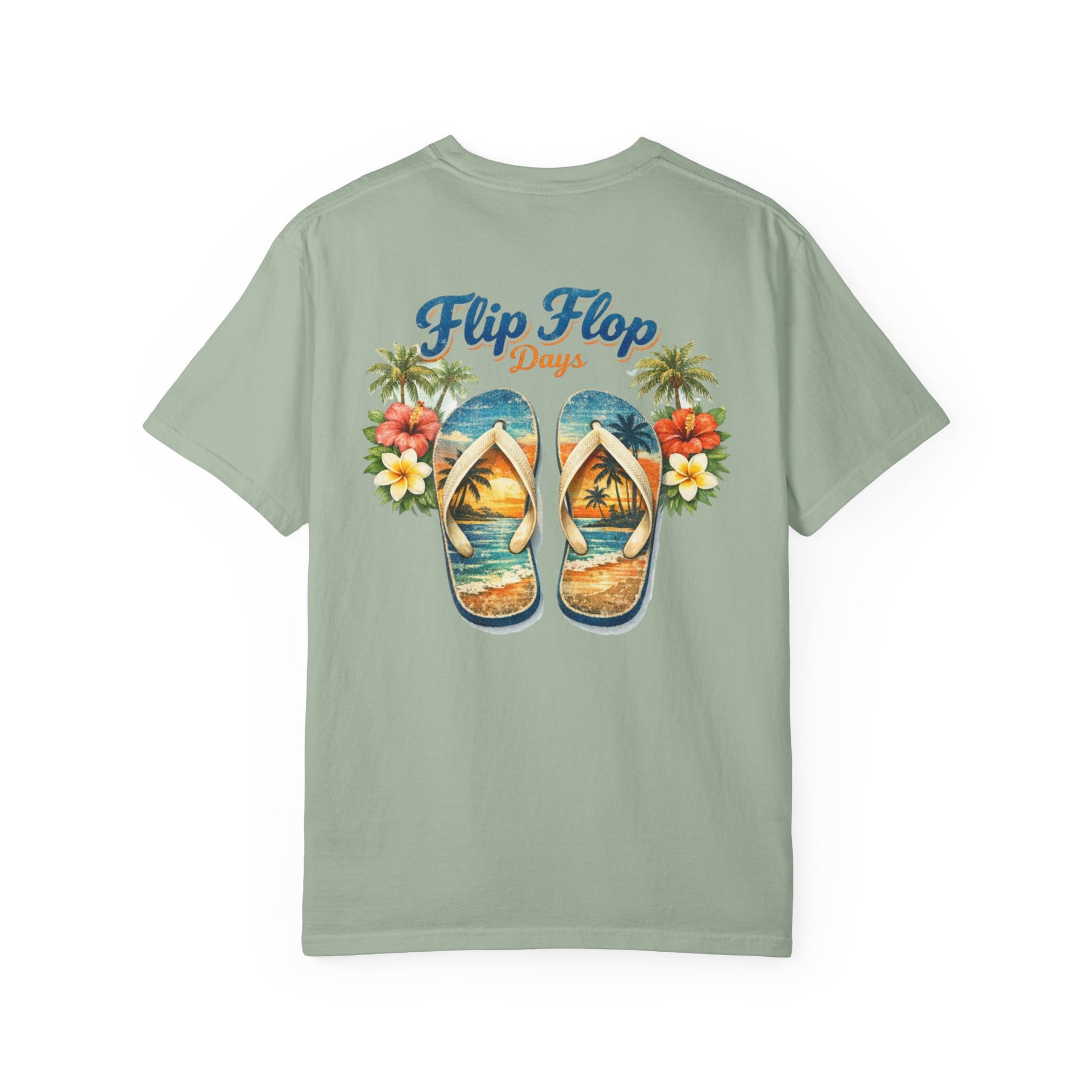 Flip Flop Days T-Shirt — Vintage Tropical Beach Graphic by Caribbean Rays