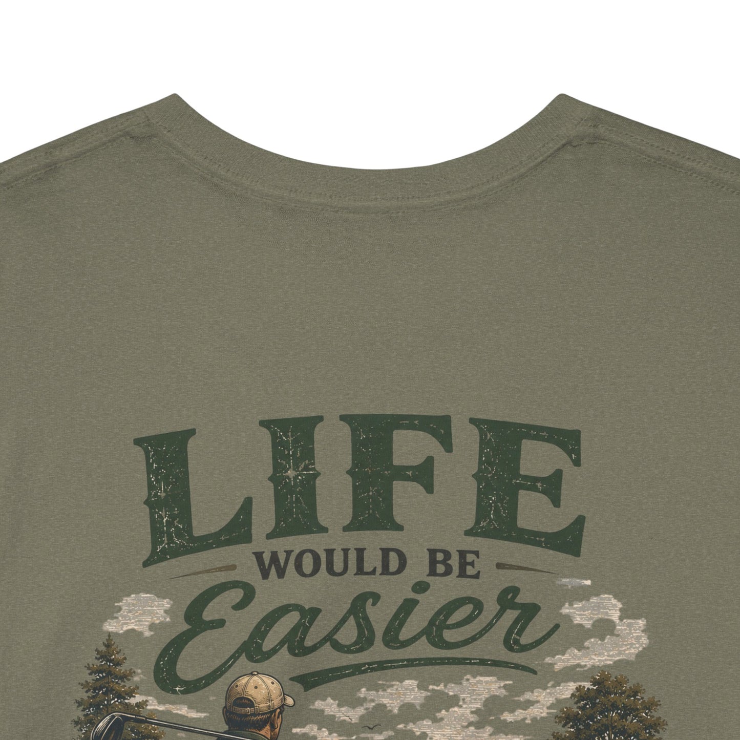 Mulligans Golf T-Shirt — “Life Would Be Easier With Mulligans” Vintage Golf Tee