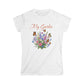 My Garden Floral Tee — Women's Bouquet & Butterflies Spring Shirt at Caribbean Rays