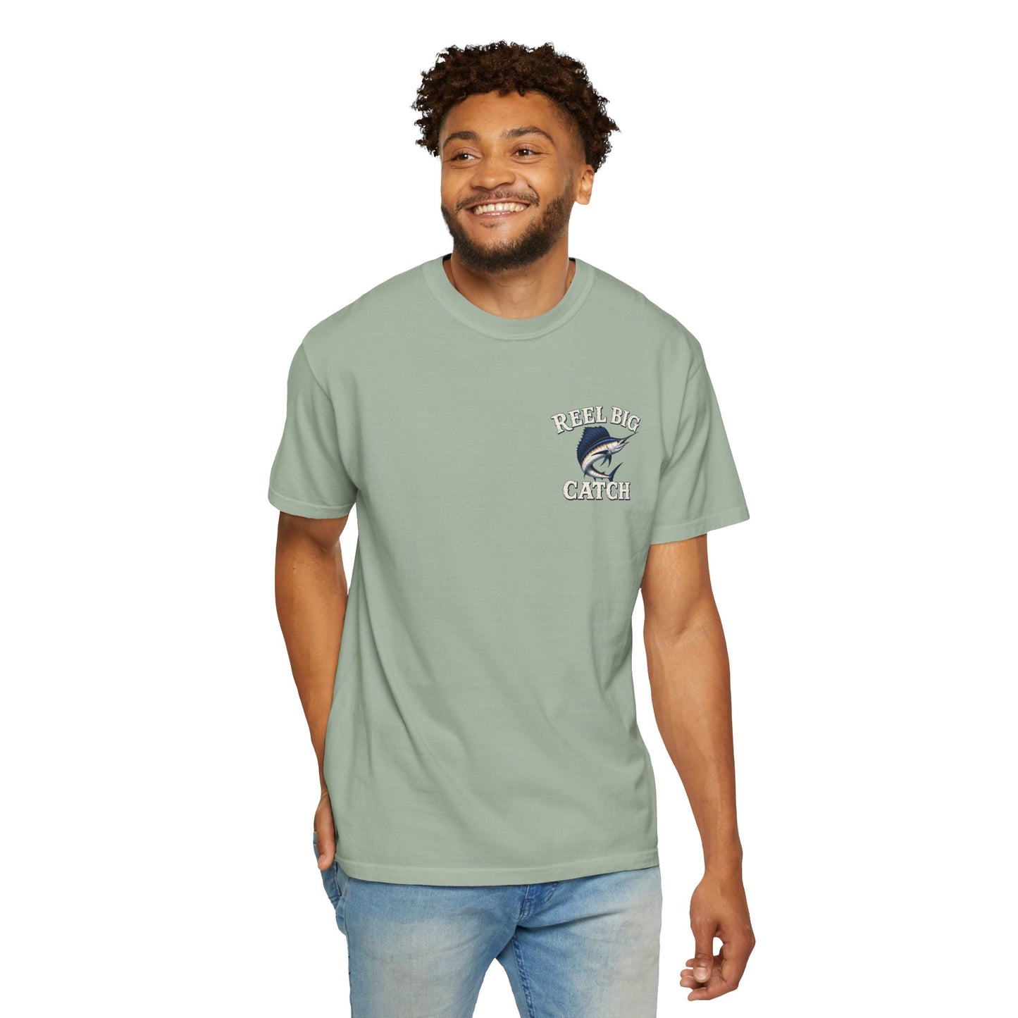 Reel Big Catch Fishing T-Shirt — Sailfish Offshore Angler Tee