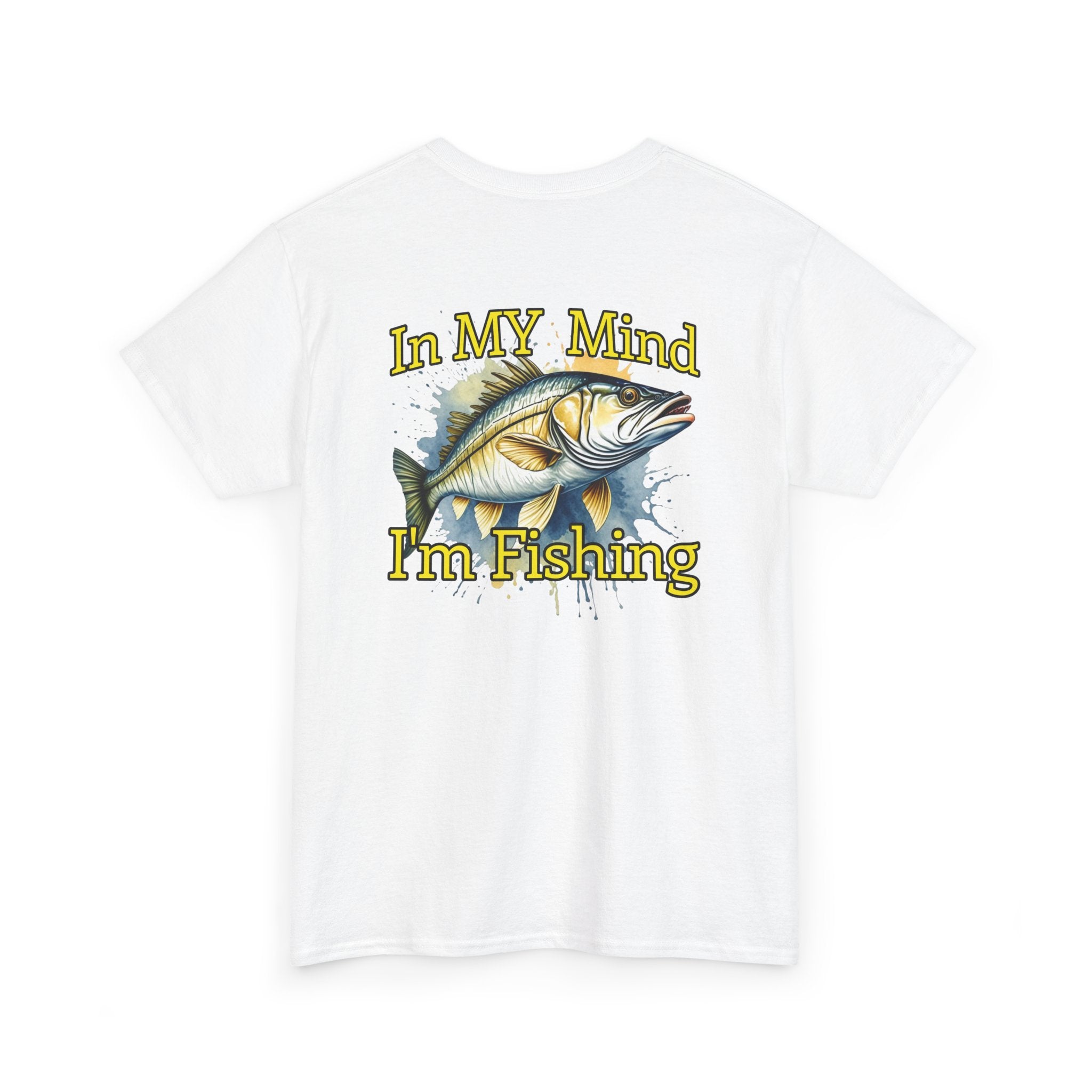 Fishing T-Shirt — “In My Mind I'm Fishing” Graphic Tee for Anglers