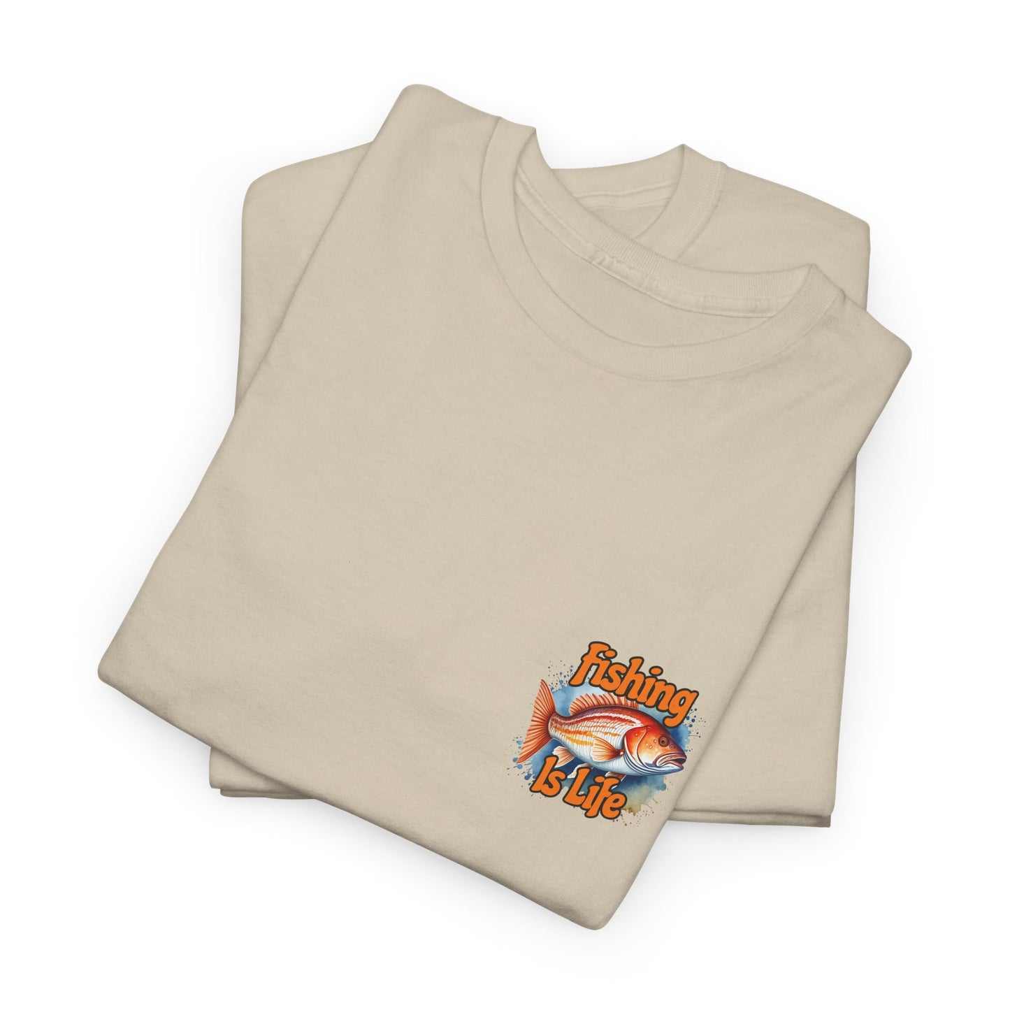 Fishing Is Life Tee — Retro Fish Graphic T-Shirt for Anglers
