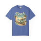 Beach Therapy T-Shirt — Vintage Surf Chair & Palm Graphic