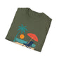 Tropical Vibes Beach Scene Tee (Relax & Unwind)