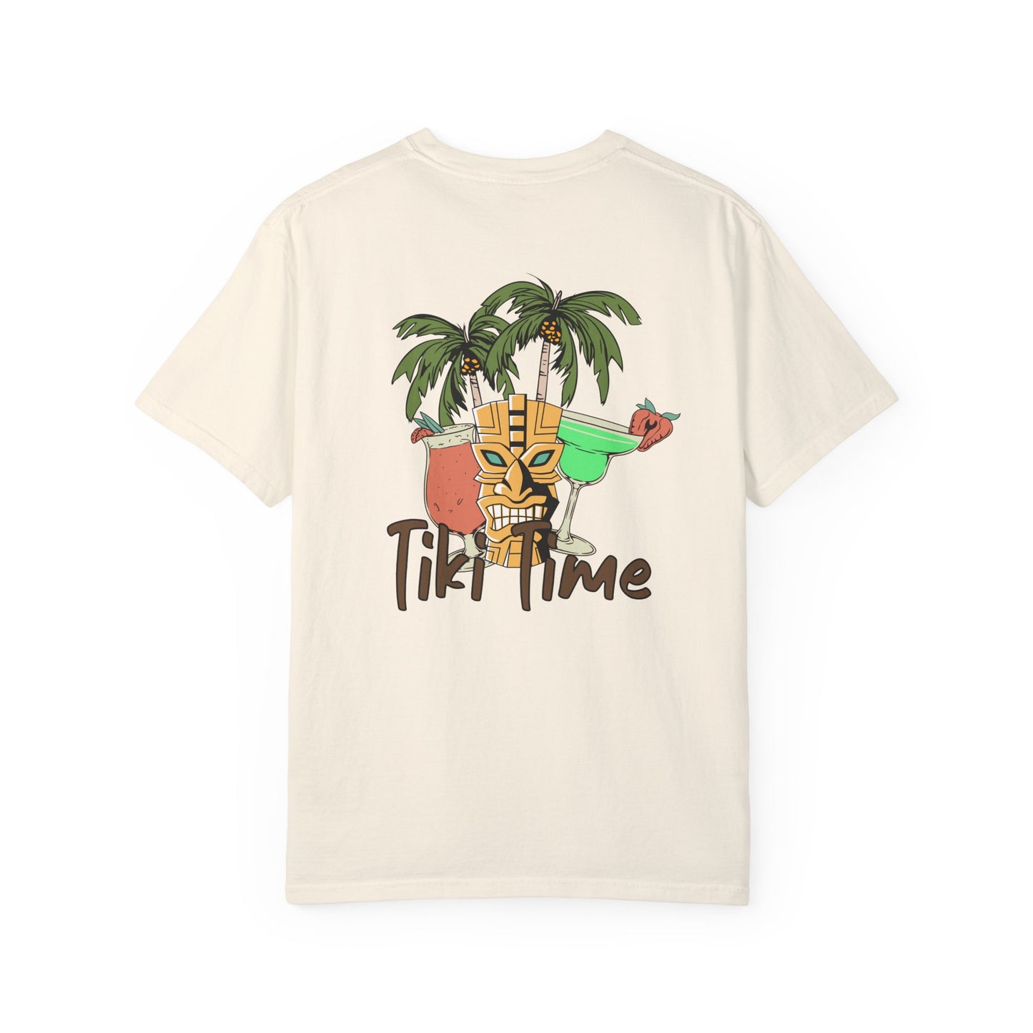 Resort Collection Tiki Time Unisex Garment-Dyed T-shirt - Caribbean Rays