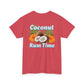 Coconut Rum Time Unisex Heavy Cotton Tee at Caribbean Rays