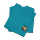 T-Shirt — "Never Too Old to Fish" Fishing Tee (Sunset Lake Design)