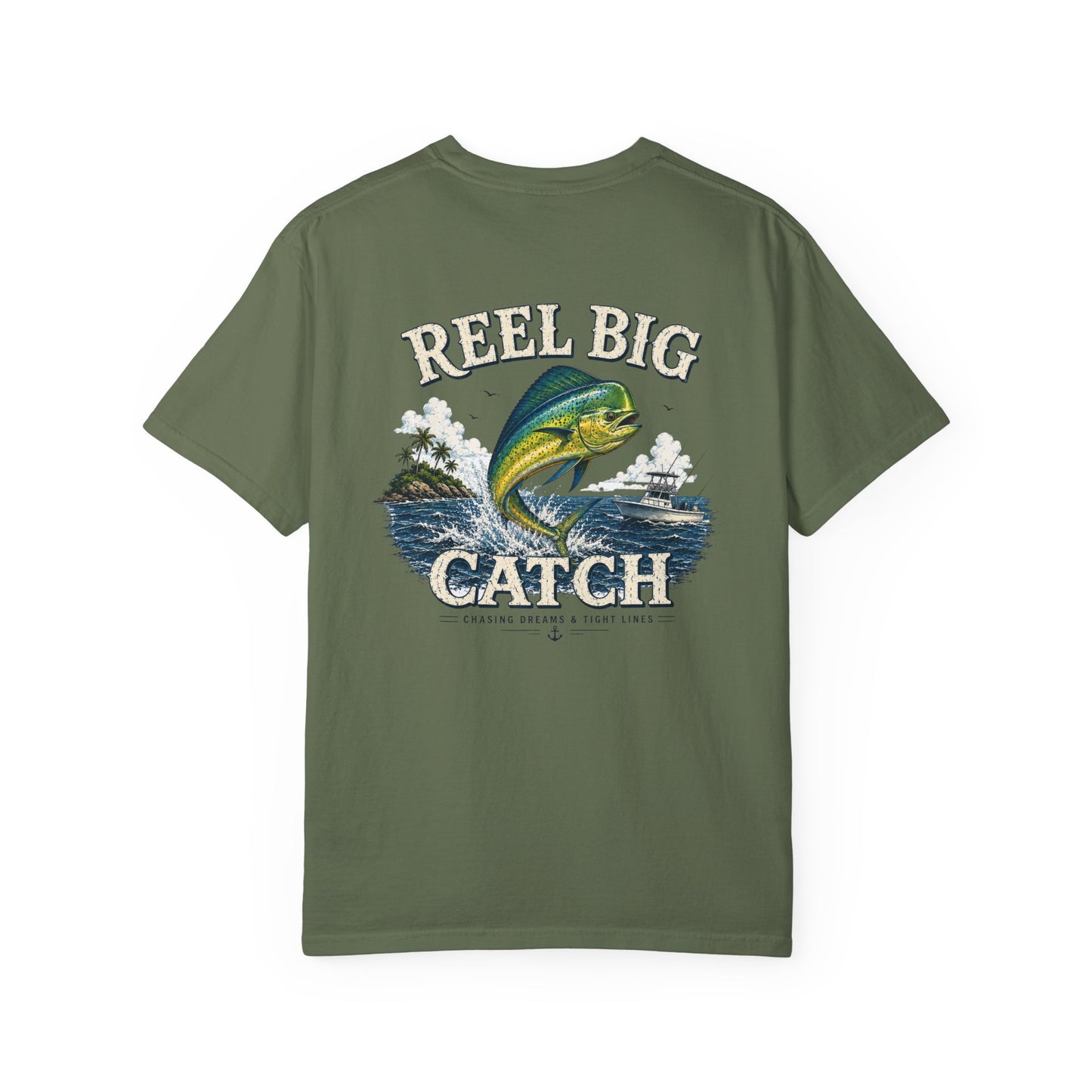 Reel Big Catch Mahi-Mahi T-Shirt, Bull Dolphin, Dorado