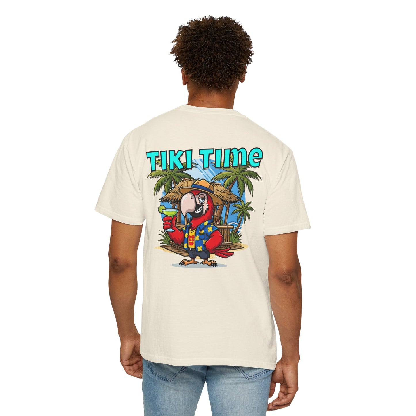 Tiki Time Party Parrot T-Shirt