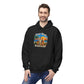 Great Minds Drink Alike Hoodie — Tropical Sunset Palm Beach Graphic Sweatshirt