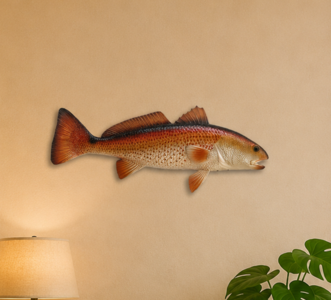 Resin Redfish Wall Decor