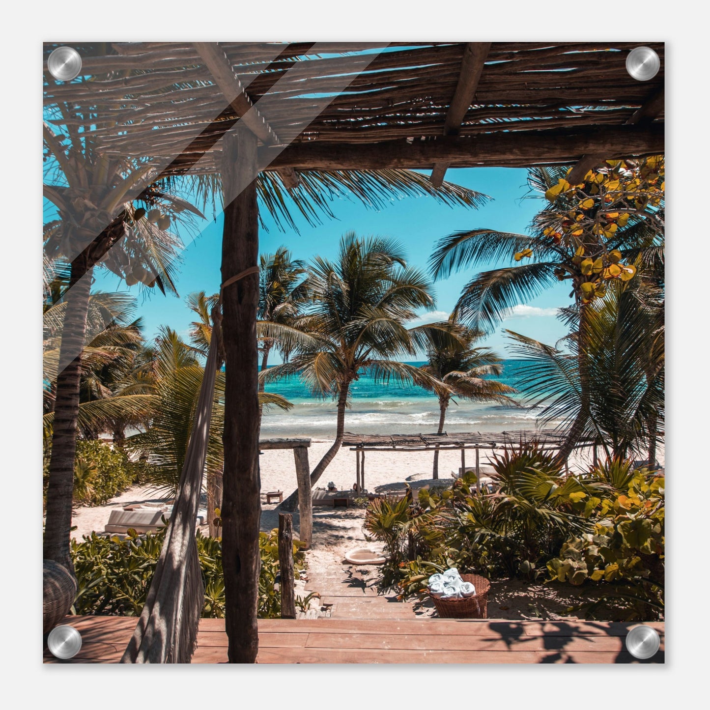 Island Living Acrylic Wall Print by Caribbean Rays