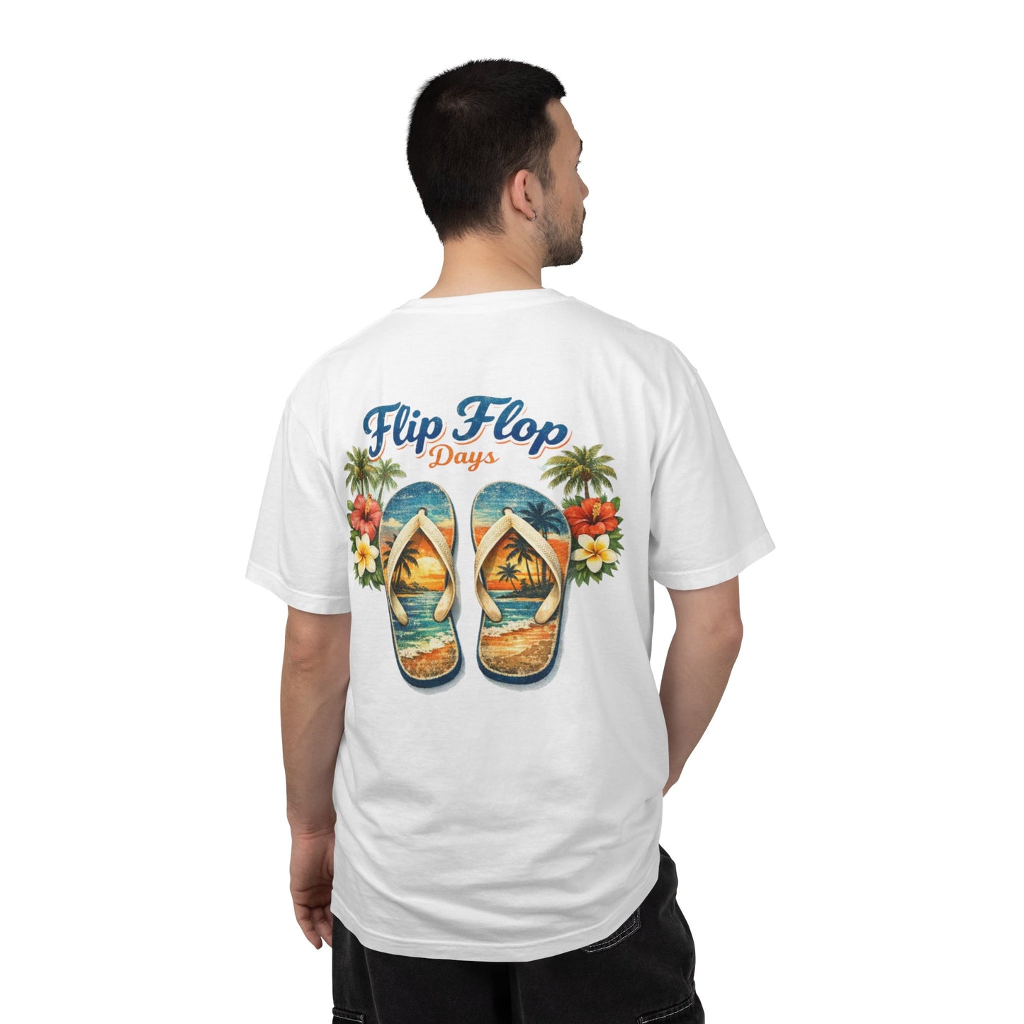 Flip Flop Days T-Shirt — Vintage Tropical Beach Graphic