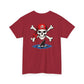 Pirate Skull & Shark Fin T-Shirt — Nautical Skull Crossbones Tee