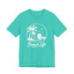 Beach Life T-Shirt – Palm Tree Sunset Graphic Tee