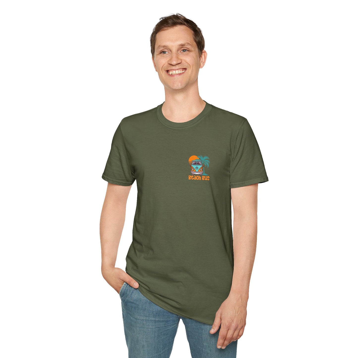 Beach Bus Unisex Softstyle T-Shirt