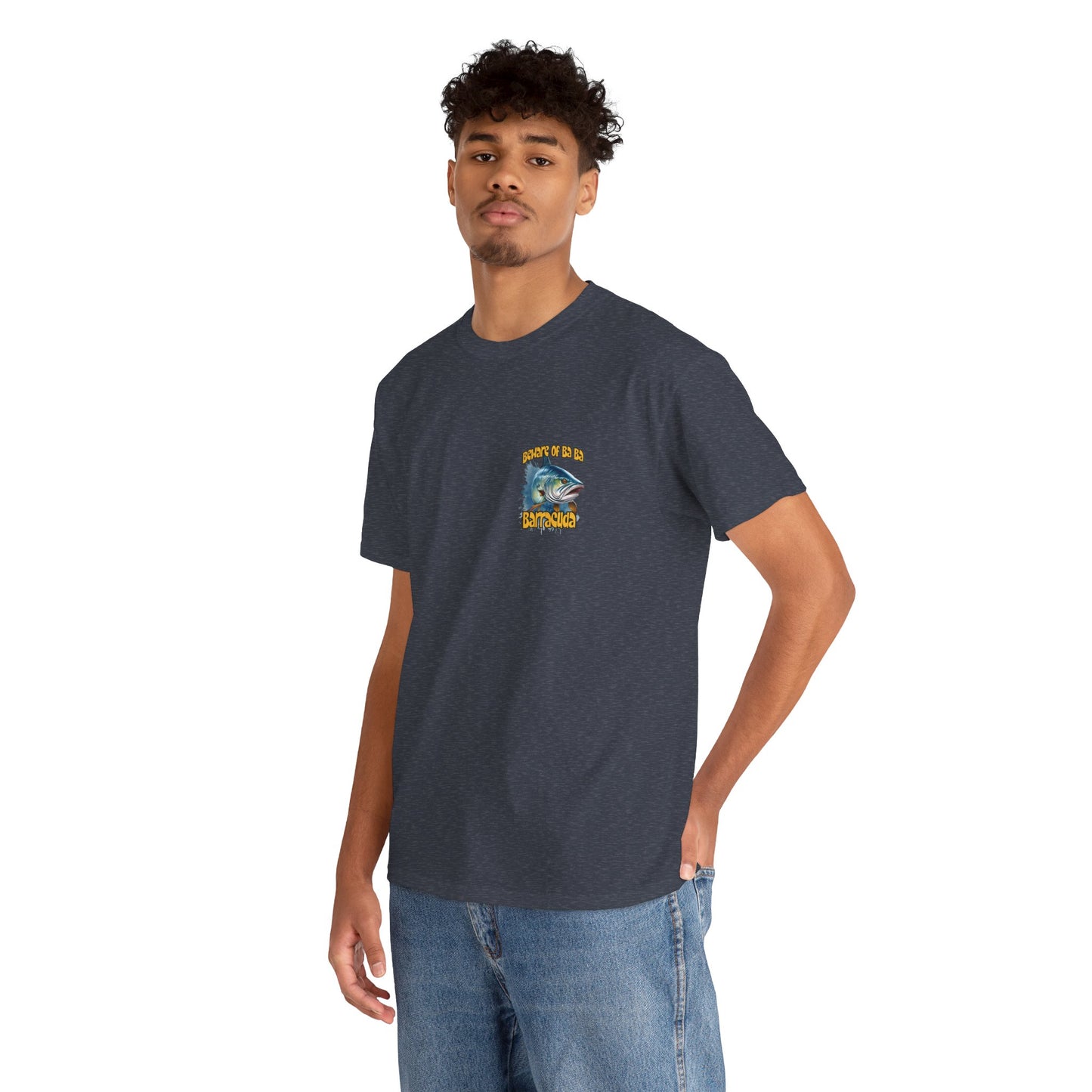 Barracuda Fishing Tee — "Beware of Ba Ba Barracuda" Graphic T-Shirt