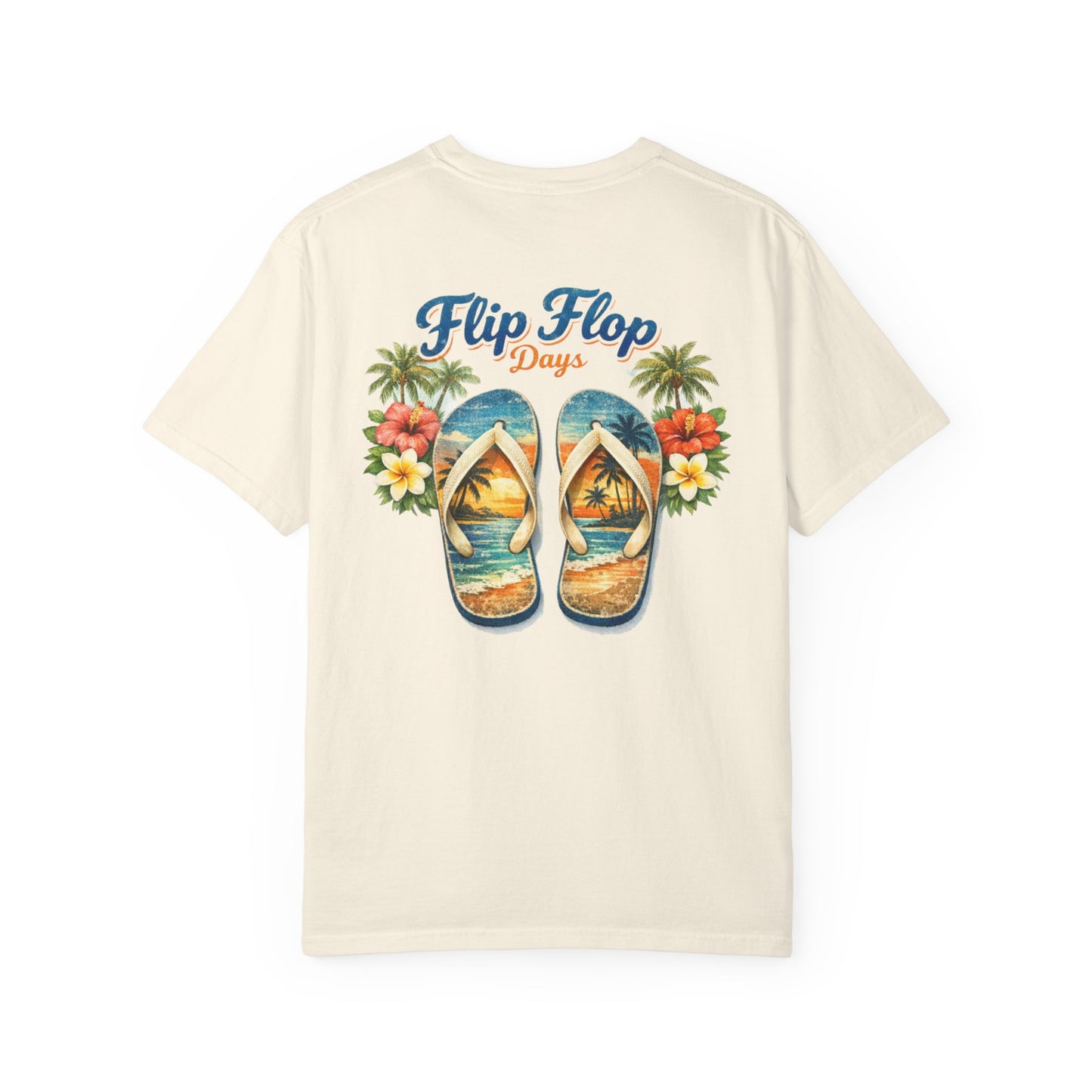 Flip Flop Days T-Shirt — Vintage Tropical Beach Graphic by Caribbean Rays