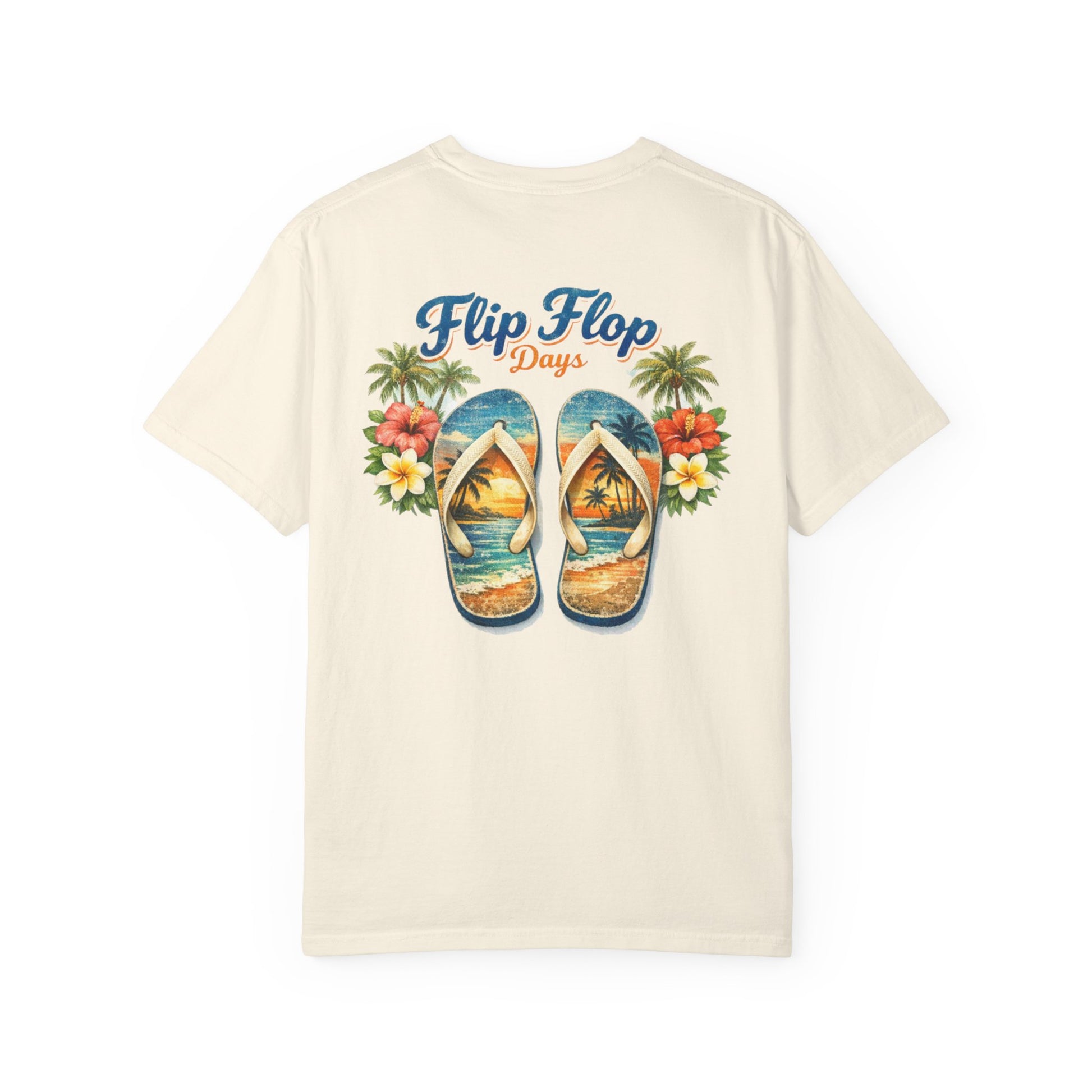 Flip Flop Days T-Shirt — Vintage Tropical Beach Graphic by Caribbean Rays