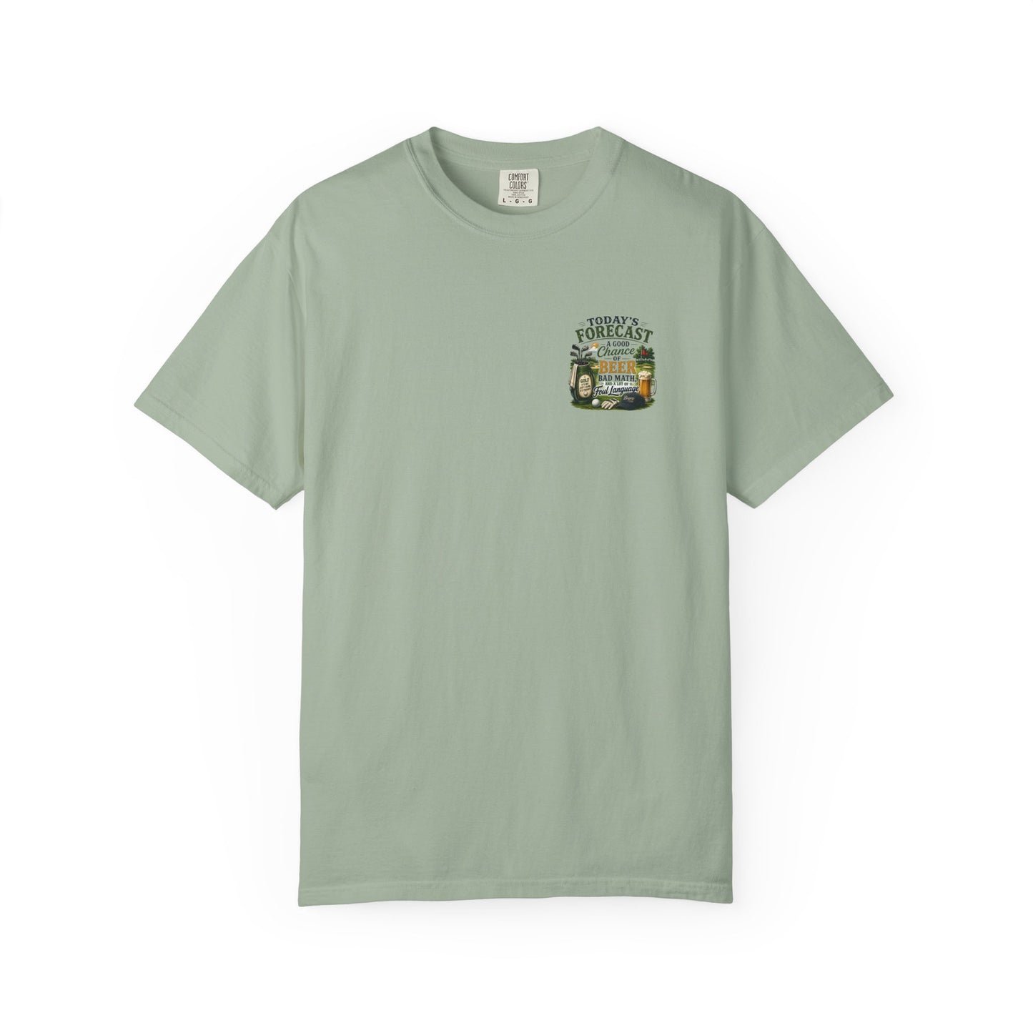 Beer Forecast T-Shirt — “Today’s Forecast: A Good Chance of Beer” Casual Tee