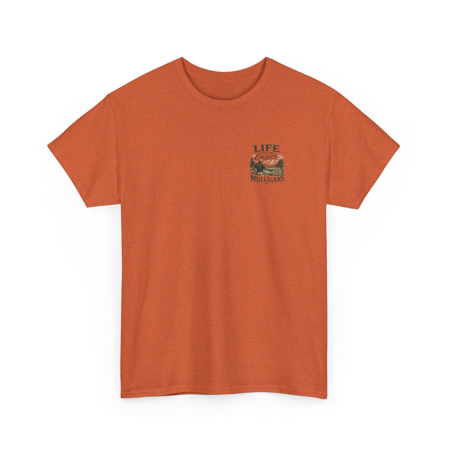 Mulligans Golf T-Shirt — “Life Would Be Easier With Mulligans” Vintage Golf Tee