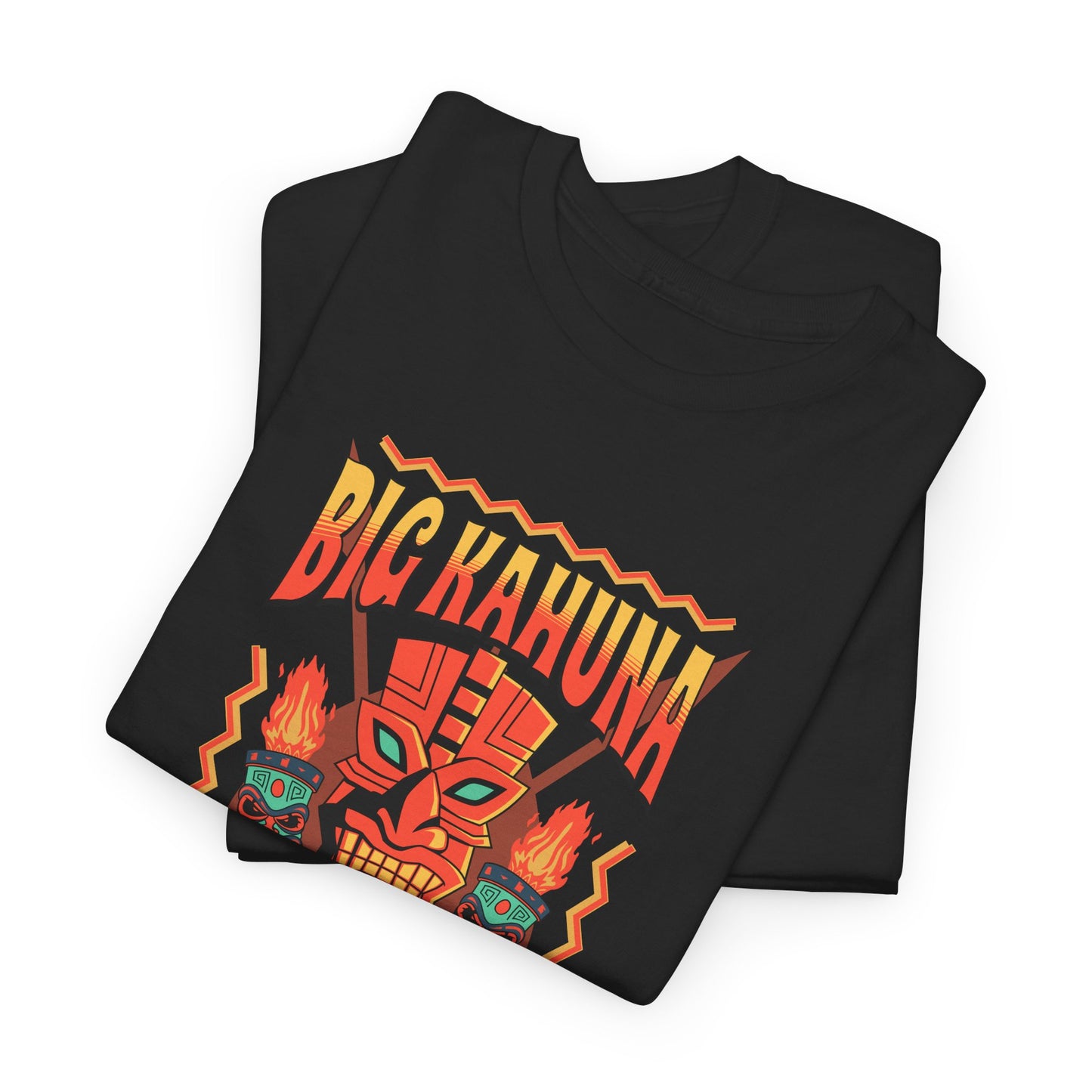 Big Kahuna Tiki Lounge Tee – Heavy Cotton Graphic Unisex T-Shirt