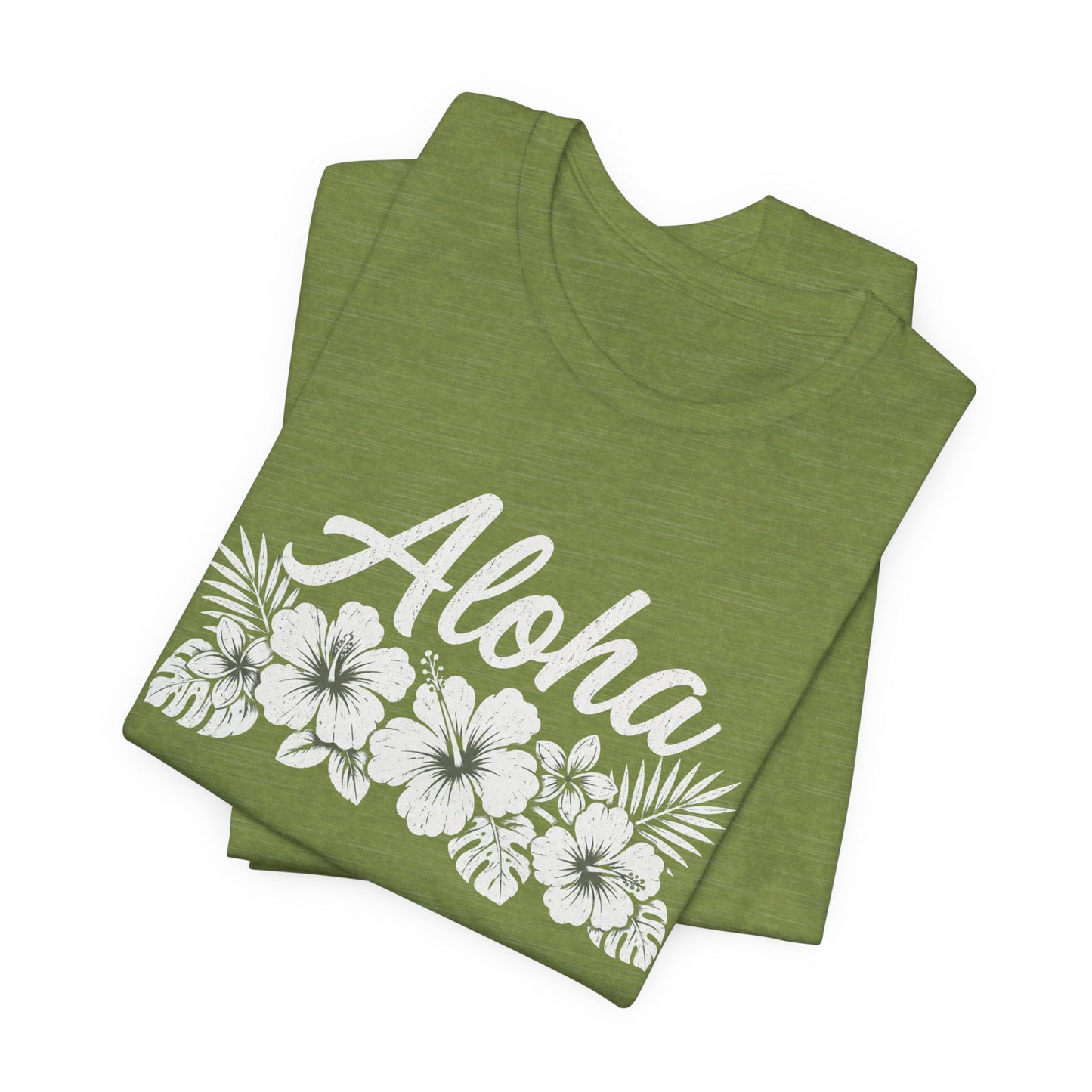Aloha Floral T-Shirt — Hawaiian Hibiscus Vacation Tee