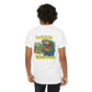 Cocktail Parrot Tee - Fun Retro Style, Unisex  Heavy Cotton T-Shirt,