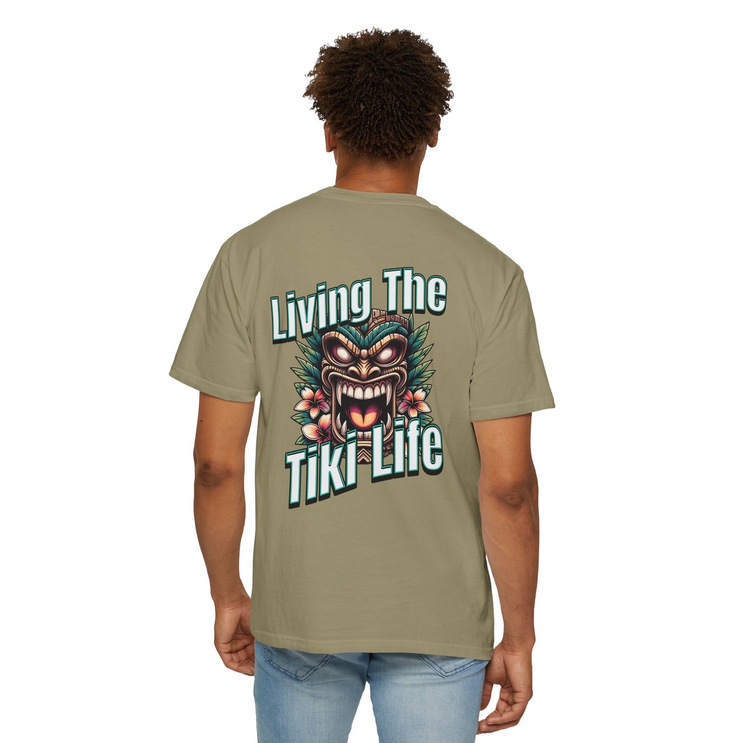 Resort Collection Living the Tiki Life Unisex Garment-Dyed T-shirt