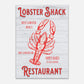 Lobster Shack Restaurant Canvas Wall Print on Caribbean Rays