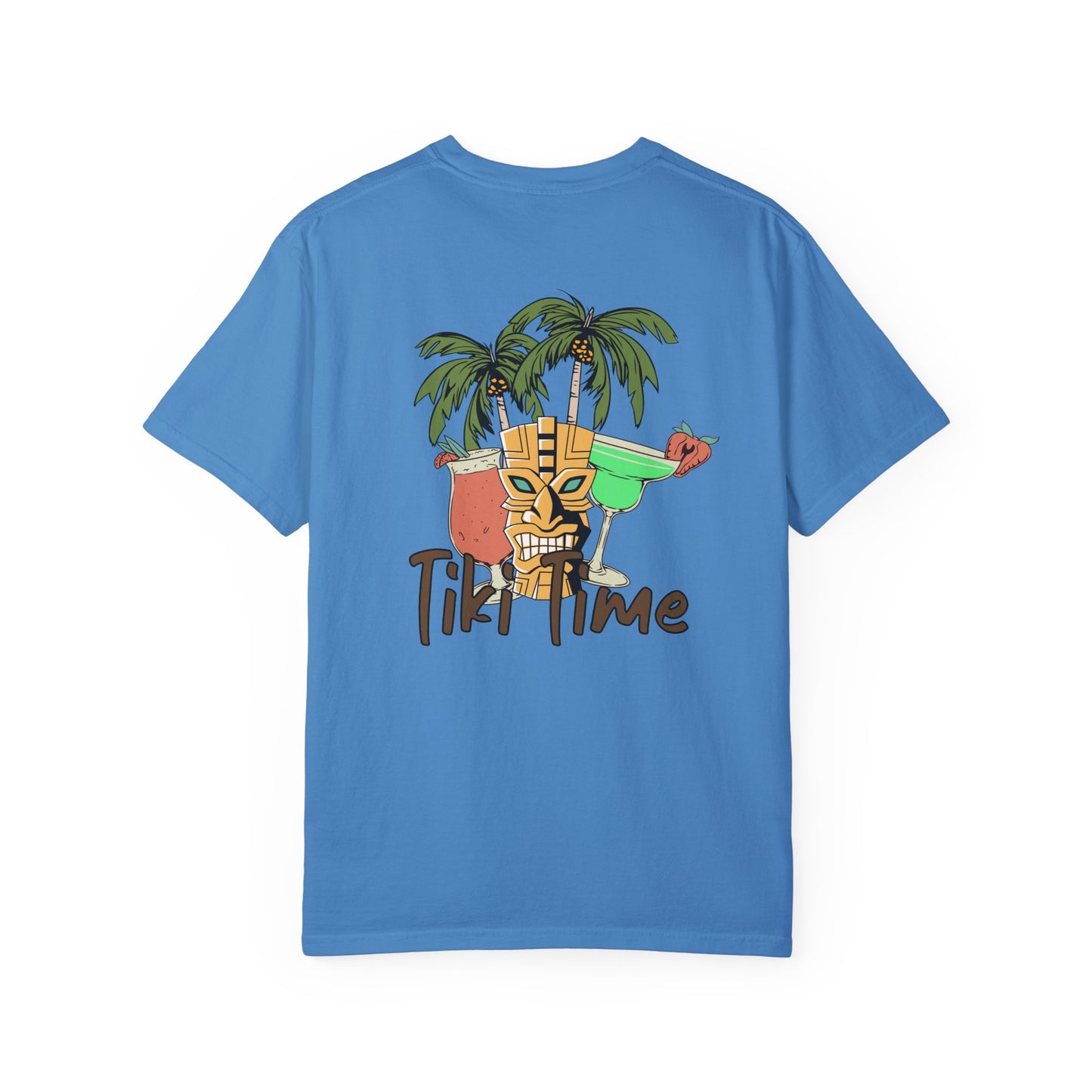 Resort Collection Tiki Time Unisex Garment-Dyed T-shirt by Caribbean Rays