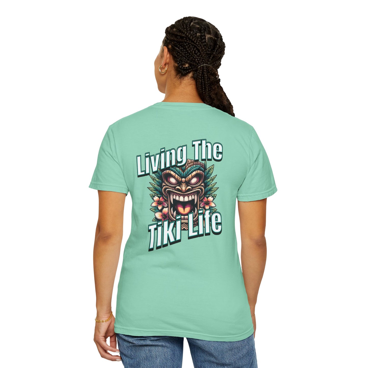 Resort Collection Living the Tiki Life Unisex Garment-Dyed T-shirt